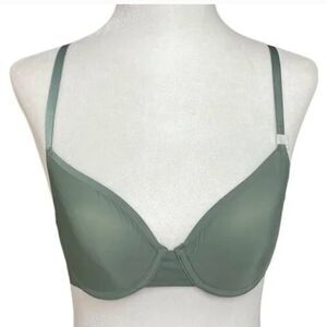Smoothez by Aerie Olive Green unlined full-coverage bra NEW